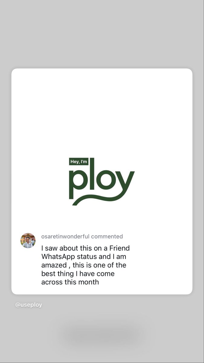 useployyy's tweet image. Some say “I love the simplicity”
Some say “I love that it’s inside WhatsApp”
Some say “This is one of the best innovation I’m seeing out of Nigeria in a while”

We Say “We love you too🤭”