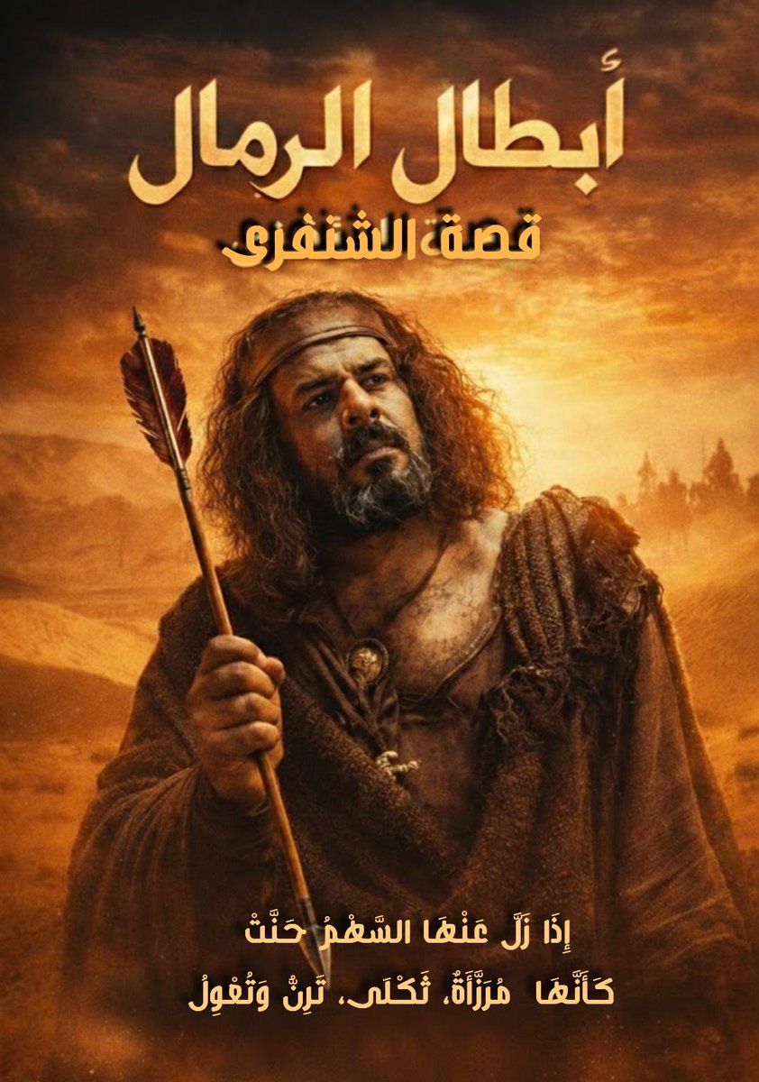 في رمضان .. موعدنا مع عمل ناري بتوقيع #منذر_رياحنه … اختيارات راقية، حضور   
أسطوري، وفن يُشاهد بثقة! 🔥 .. #الشنفرى في مسلسل #ابطال_الرمال  حصريا على #تلفزيون_قطر  من إنتاج #المؤسسة_القطرية_للاعلام