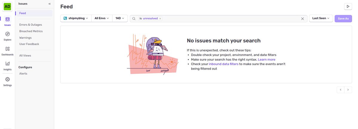 Time to setup sentry. More users == More bugs 🐛