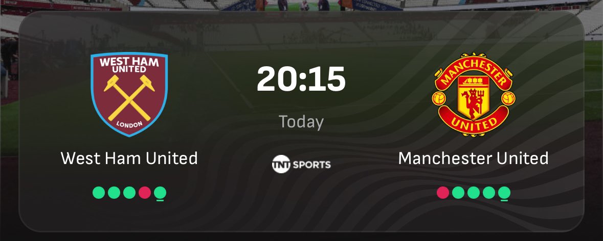 Manchester Utd have lost each of their last three visits to the London Stadium against West Ham in the Premier League❌

Since Ole was sacked in 2021, it is the only stadium they have a 100% loss record at in the league😳

Real test today despite there league position 

#WHUMUN