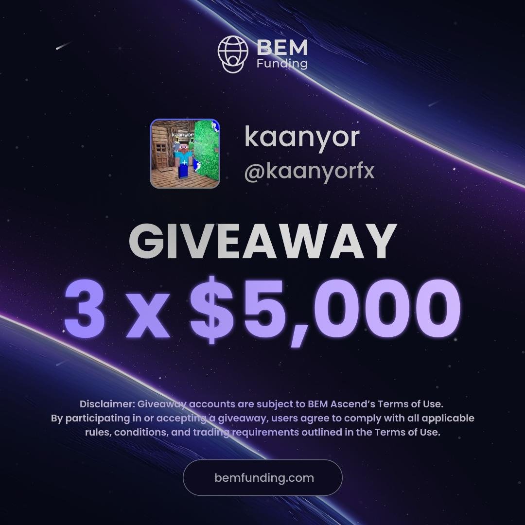 BEM FUNDING 3 x $5,000 GIVEAWAY 

Trade raw spreads with Tier-1 CEX liquidity for crypto and zero reward denials.   

1. Follow <a href="/BemFunding/">BEM Funding</a> <a href="/kaanyorfx/">kaanyor</a>

2. Like and retweet this post  

3. Tag 2 Friends 

 Winners will be announced in 72 hours