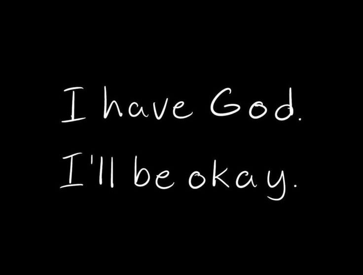 with God, I lack nothing.