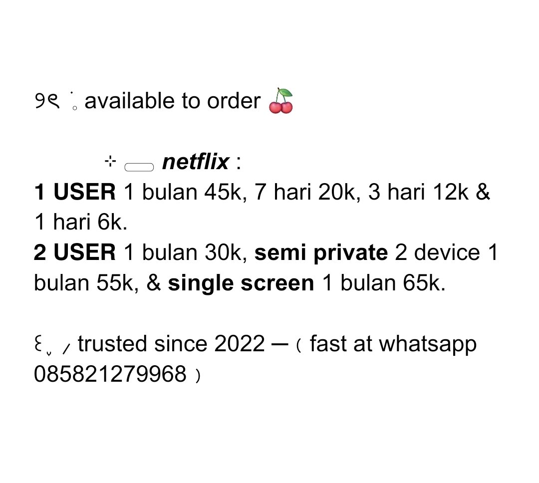 aku jualan udah dari 2022 kak, dont worry be happy yah