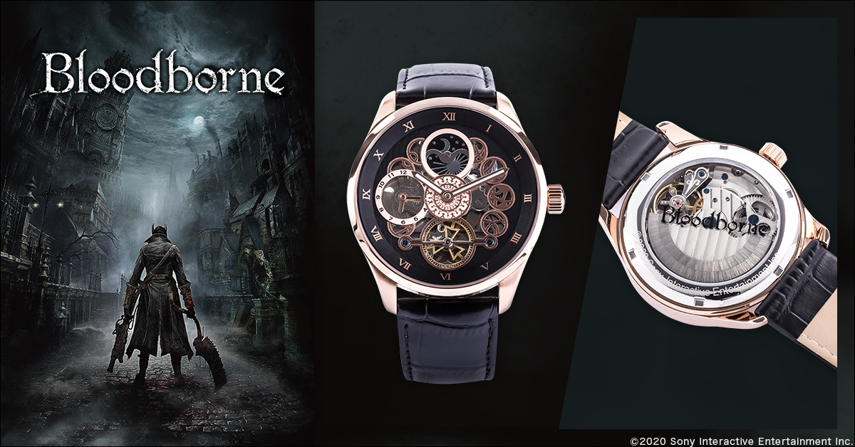 Bloodborne』コラボ腕時計が再登場👁 アンティークな文字盤には光が