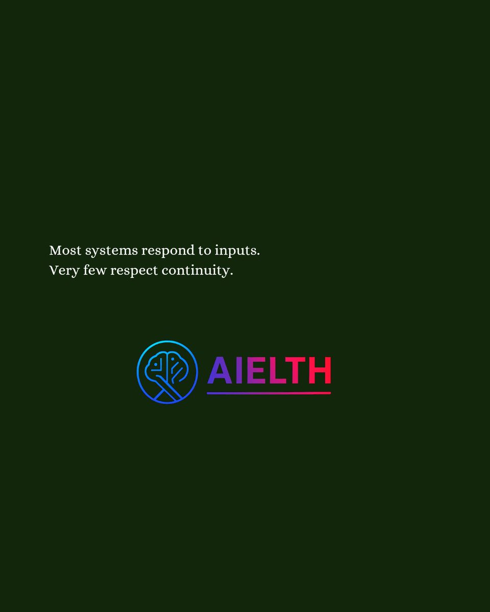 aielthcore20666's tweet image. Continuity is the real upgrade.

#aielth #thinkwithaielth #deepthinkers #clarityoverchaos #growth