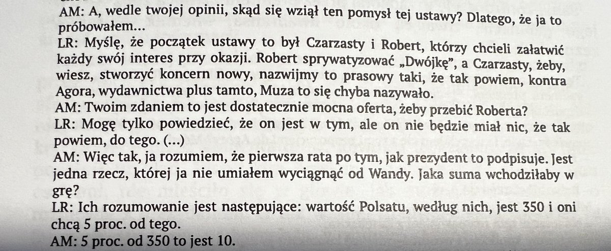 Przeczytałem książkę prof. Tomasza Nałęcza o aferze Rywina. Portret marszałka Czarzastego w niej nakreślony, często bardzo obszernie, wszystkim polecam. 

Zupełnie zapomniałem, że słynna Muza pojawiła się nawet w rozmowie Michnika z Rywinem… 

Polecam tę książkę! Bardzo!
