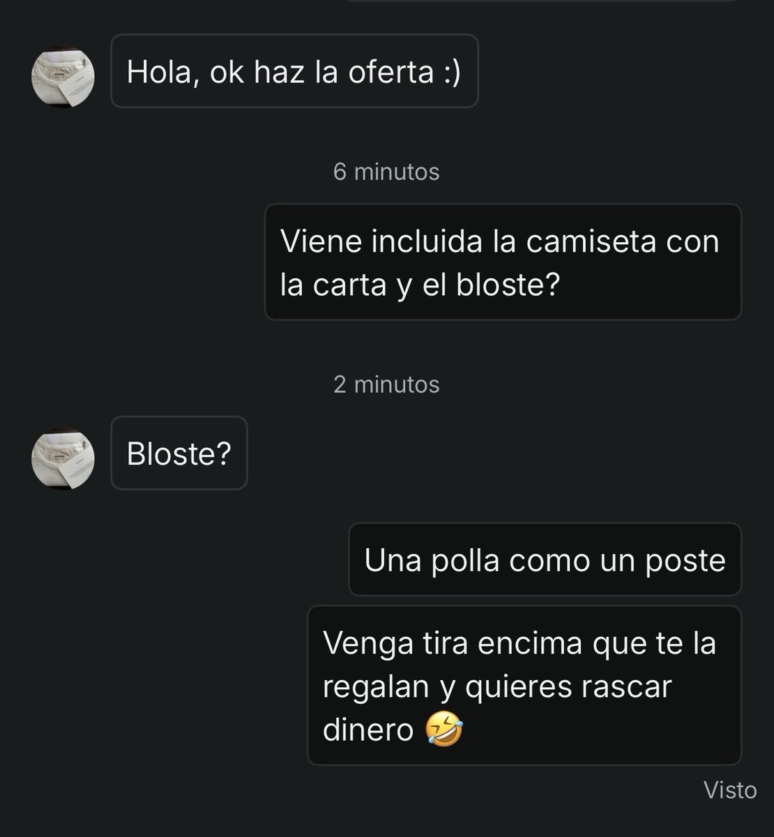 Camisetas regaladas por Bad Bunny a 2.500€ en Vinted. La gente está fatal.