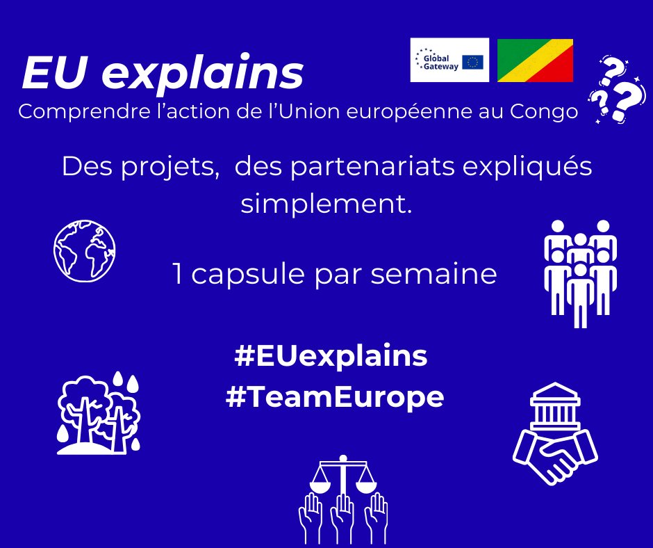 UeRepduCongo's tweet photo. Qu'est ce que l'𝐄𝐬𝐩𝐚𝐜𝐞 𝐓𝐑𝐈𝐃𝐎𝐌 et pourquoi est-il clé pour les forêts du Bassin du Congo?
On vous donne les réponses 𝐜𝐞 𝐬𝐨𝐢𝐫 à 𝟏𝟖𝐡𝟎𝟎 Rendez-vous sur nos plateformes 🇪🇺🇨🇬
#EUexplains https://t.co/2uP6ogFAB8