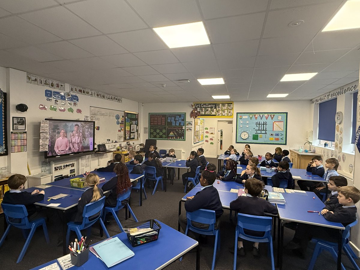 Kingfisher Class are feeling very excited as they tune in to the BBC Live Lesson for Safer Internet Day📺 Learning mode: ON! 🌟
<a href="/BBCLiveLessons/">BBC Live Lessons</a> #BBCLiveLessons