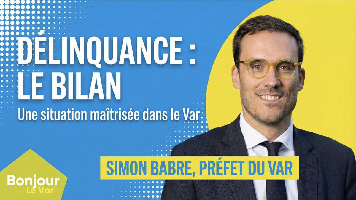 Image de Préfet du Var - #Sécurité | Ce matin, le préfet du #Var, Simon Babre, était l'invité de BFM Toulon Var pour présente