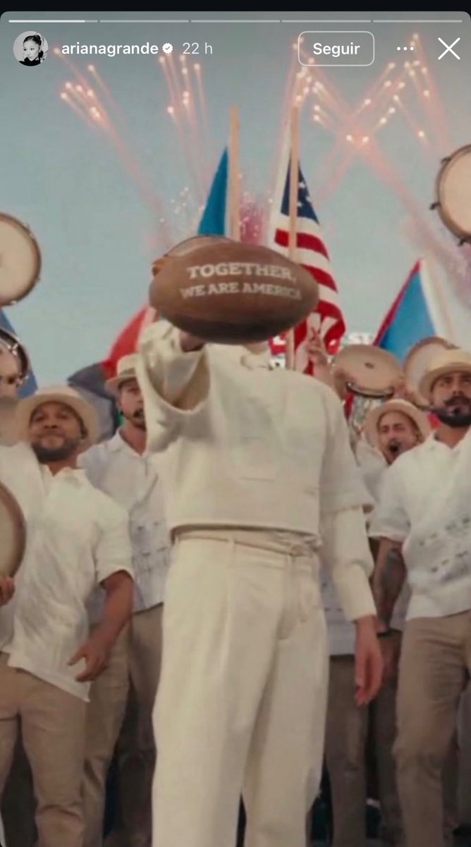 Thanks @arianagrande for join us 

keep dancing $concho 🐸🔥🇵🇷