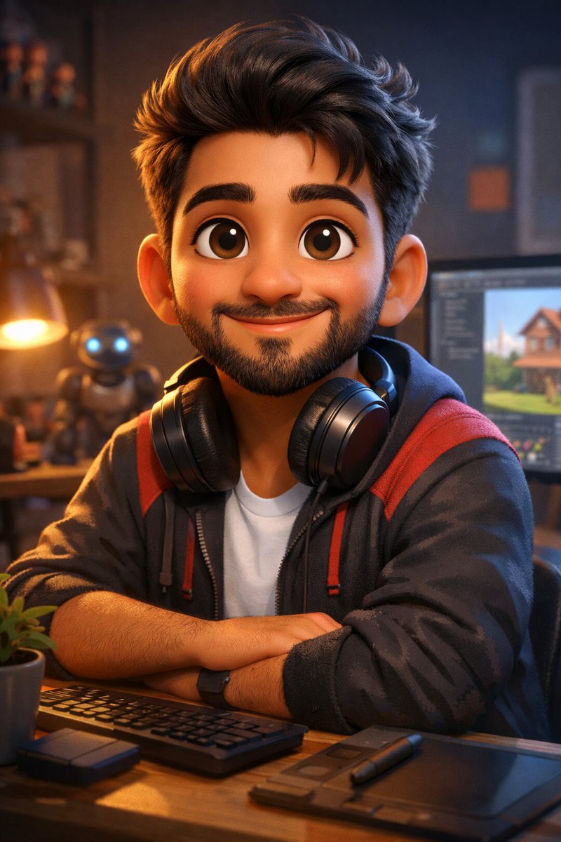 I asked ChatGPT to imagine me in a Pixar-style world 🎬✨

AI + creativity = pure fun! As a 3D artist, educator &amp; AI researcher, I love seeing how tech can amplify our imagination.

Not replacing us—just helping us dream bigger. 🚀

#AI #3DArt #Blender #GenerativeAI #GameDev