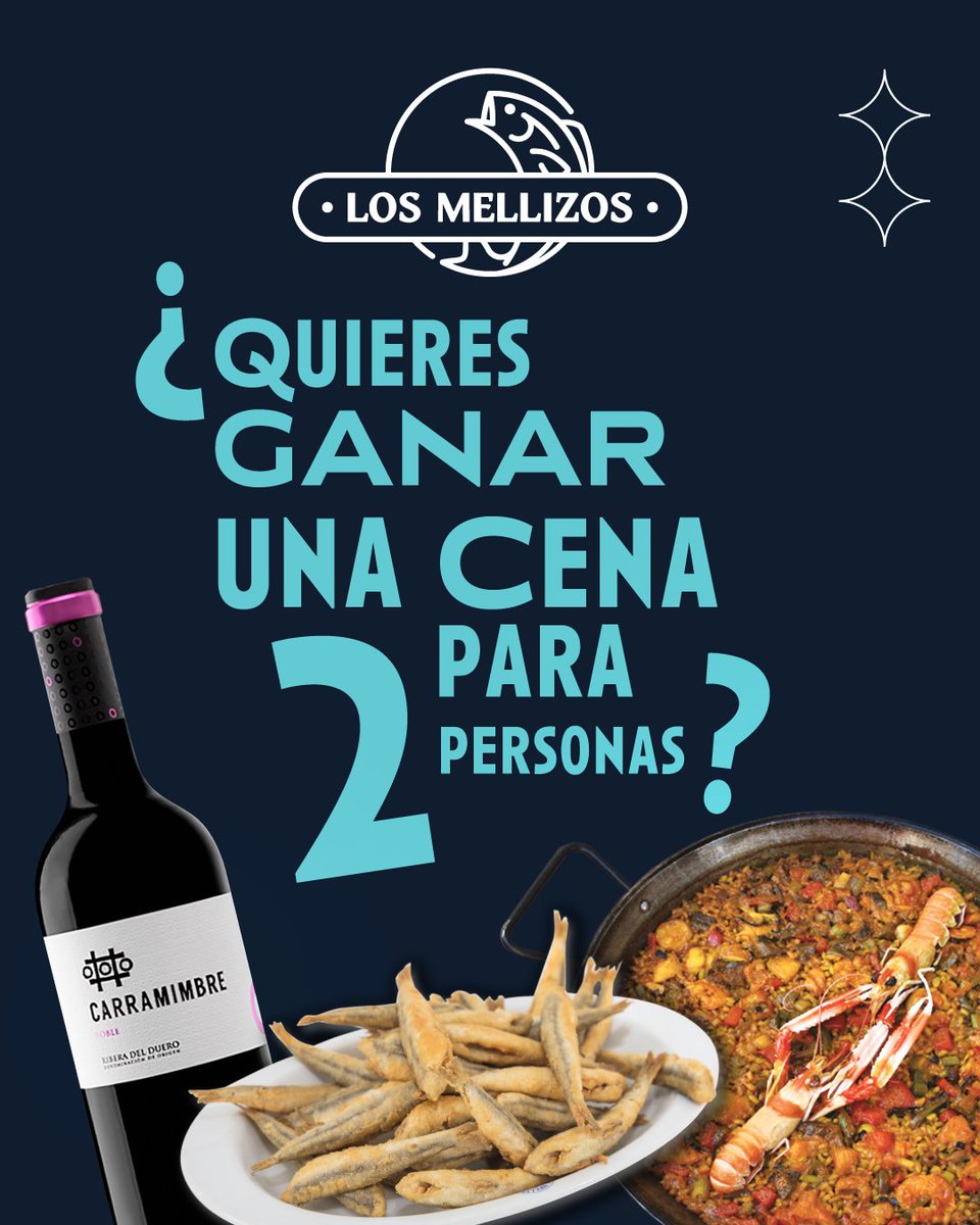 #Sorteo #ArrozParaTodos. ¿Quieres ganar un almuerzo o cena para 2 en #losmellizos ? Para participar solo tendrás que seguirnos @Mellizosgrupo y darle RT a este Tweet. Publicaremos al ganador/a el 23 de febrero. ¡Suerte a todos! Canjeable del 2 al 15 de marzo 2026.