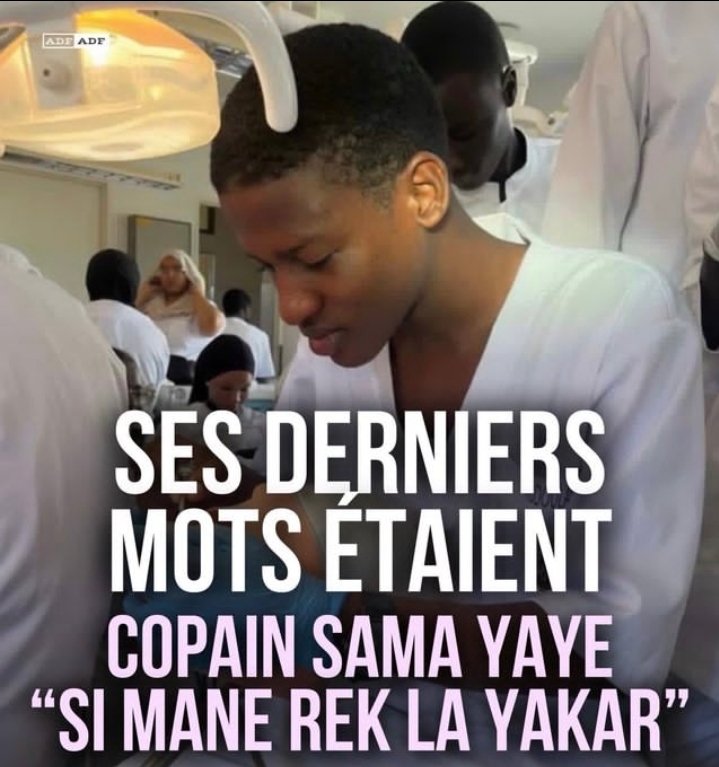 Alioune Badara Anta DIOP tweet media