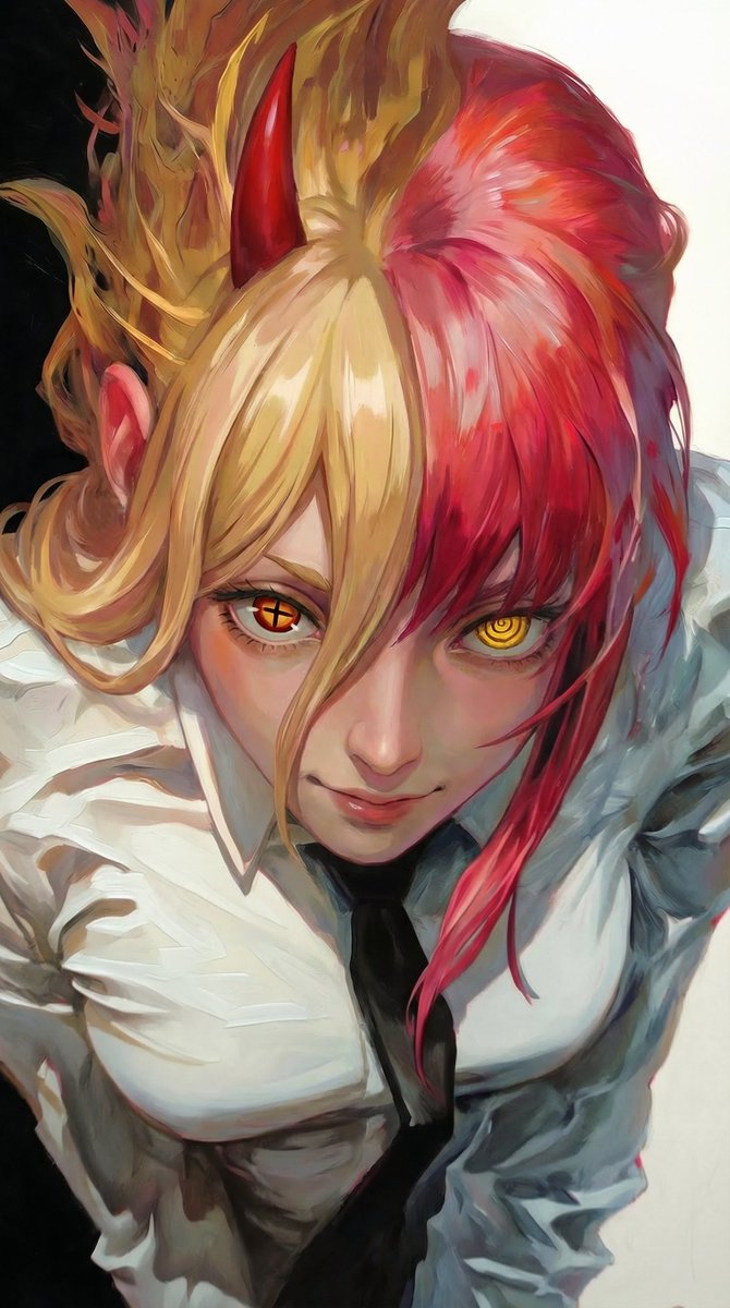 Power + Makima /// Full pic #ChainsawMan