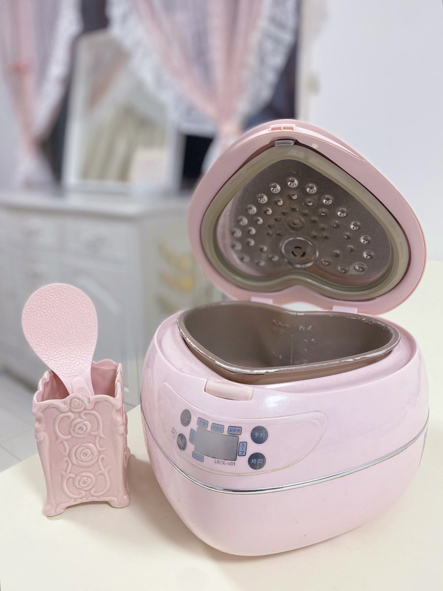 ピンクのハート型炊飯器が壊れ、女性の寂しげ投稿に共感の嵐