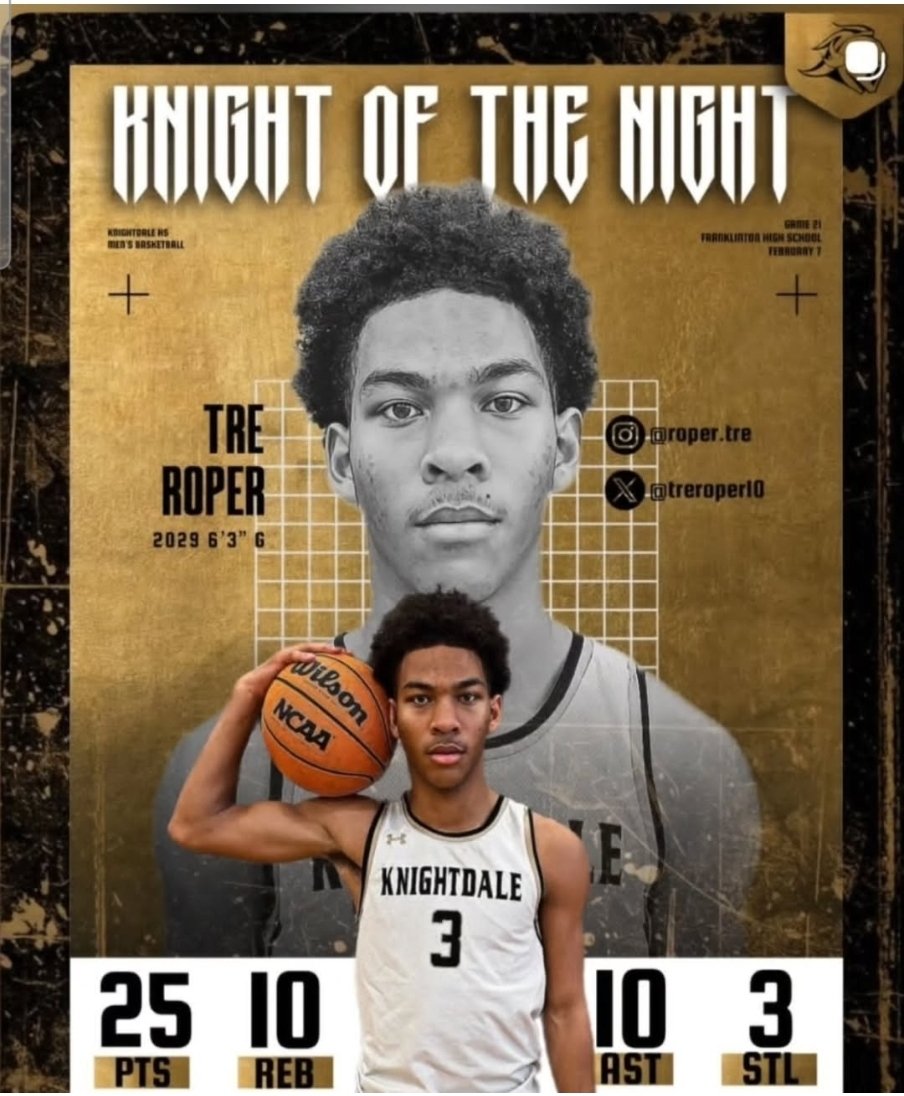 Michael Roper III/Tre Roper c/2029 tweet media