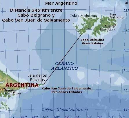 Y la distancia entre Argentina y Reino Unido es de 350 kilómetros y eso no significa que sean de primer mundo.
