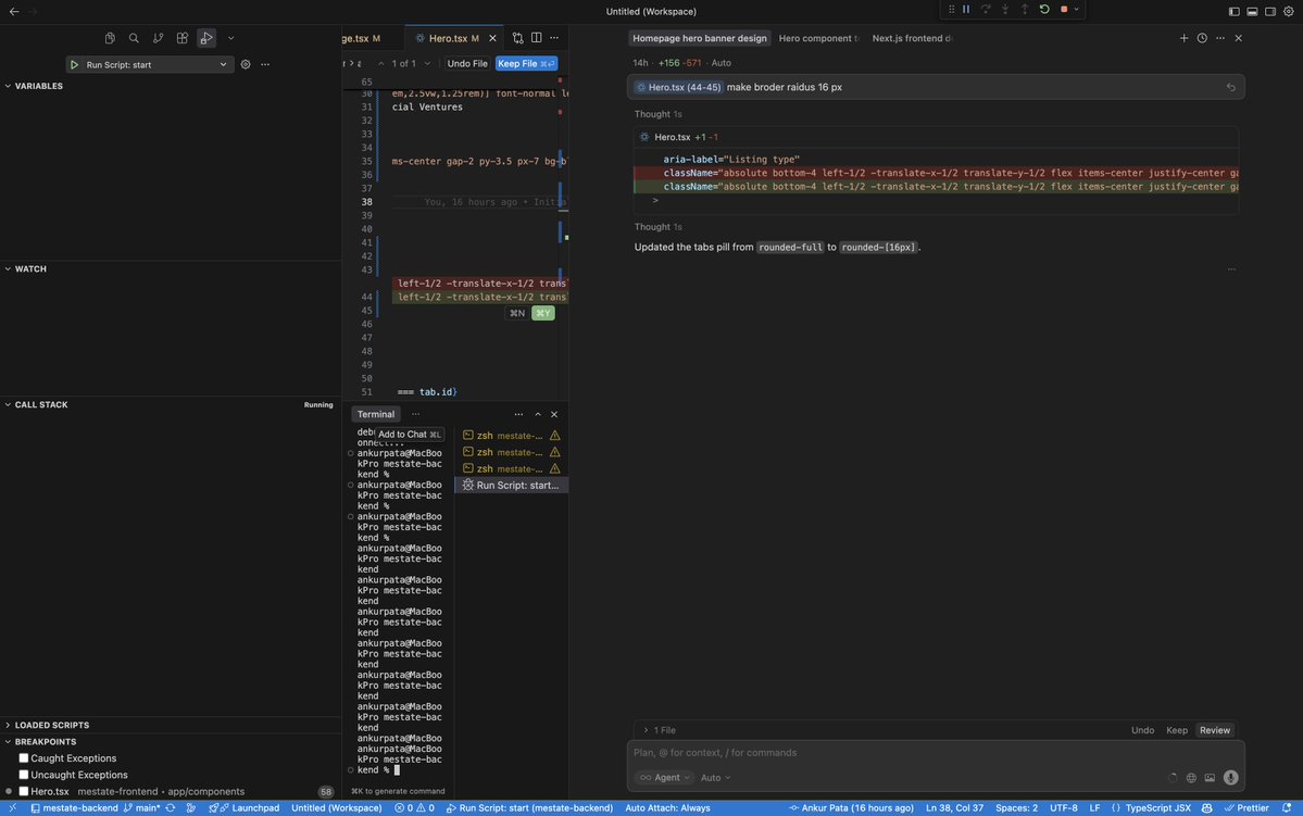Do we really need this middle section - The one which shows file changes ?