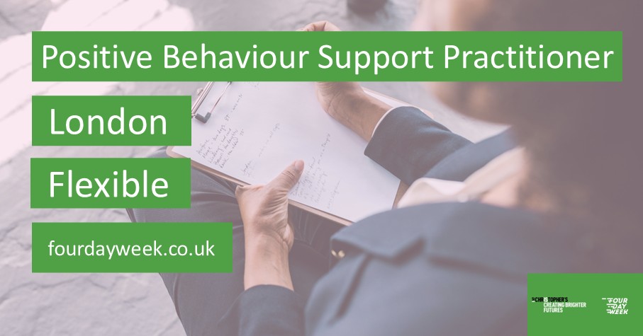 Four_day_week's tweet image. We are working with @StChris1870 to help them fill their Positive Behaviour Support Practitioner position. This is a flexible role based in London.

Find out more about this role here: tinyurl.com/bdjh4vrr

#flexibleworking #practitioner #jobsearch #jobadvert #lookingforwork