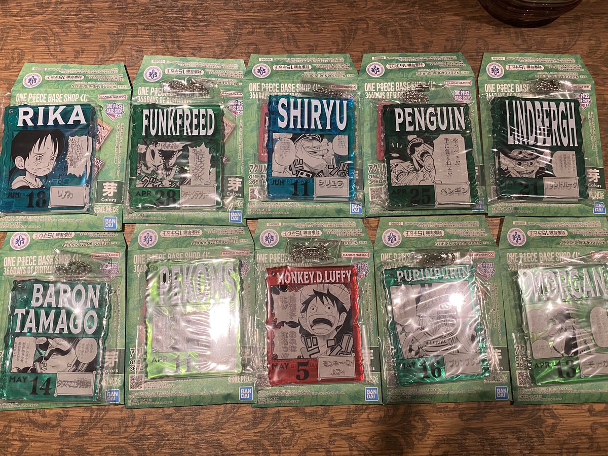ワンピース・ベースショップくじ自体は抽選ではなくなったもののルフィ
