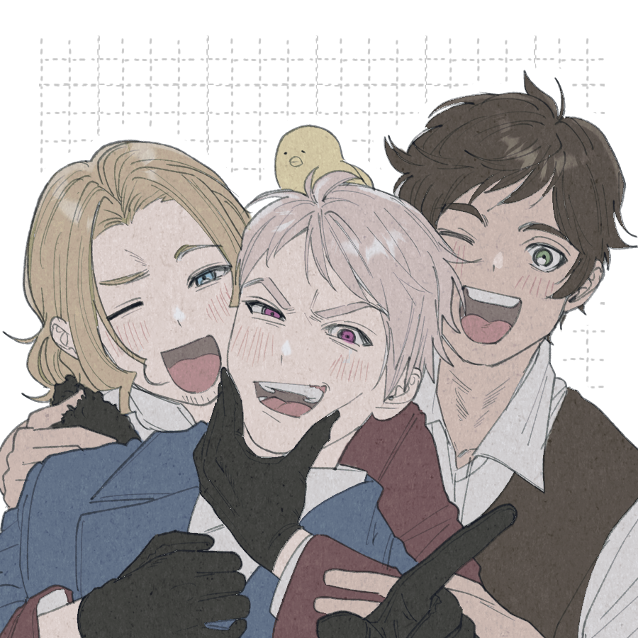 悪友トリオ再掲