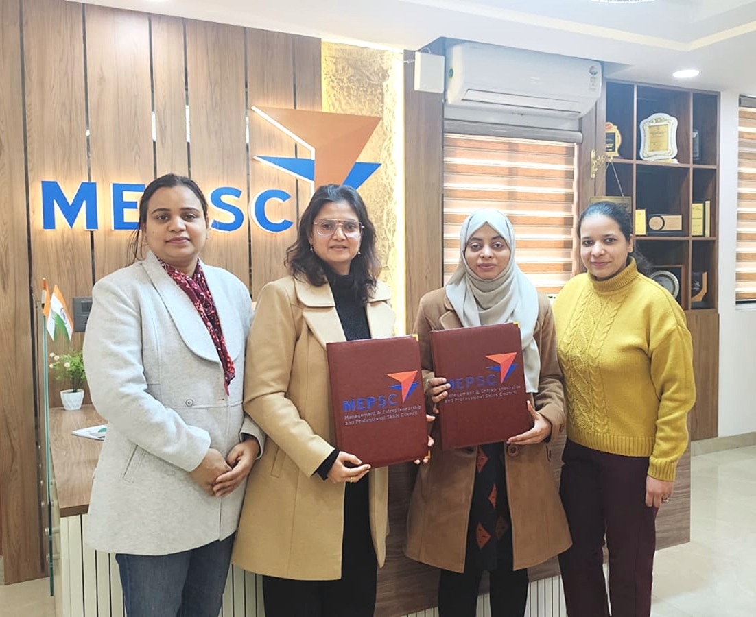 MEPSCindia's tweet image. MEPSC has signed an MoU with Anaahat for conducting Workshops in Schools, colleges, and Corporates.

#MoUSigning #SkillDevelopment #Workshops #SchoolEducation #HigherEducation #CorporateTraining #IndustryAcademia #CapacityBuilding #skills4all #skills4newindia #MEPSC