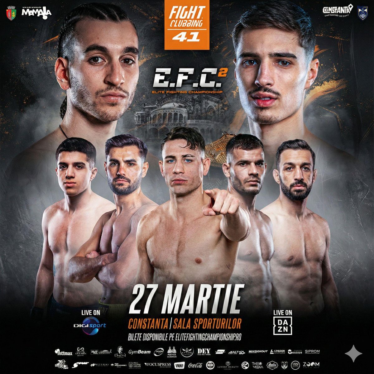 kickboxing_ro's tweet photo. Romanian and Italian stars open 2026 season on the circuit in Constanța, Romania, 🇷🇴 Alex Filip and 🇮🇹 Andrea Sagi up for a joint event between #EliteFightingChampionship and #FightClubbing
W/ Cosmin Brumă, Ionuț Popa, Marian Lăpușneanu, Angelo Volpe or Chris Wunn. 🇷🇴🇮🇹🇩🇪 #DAZN https://t.co/4rVF5gFb5U