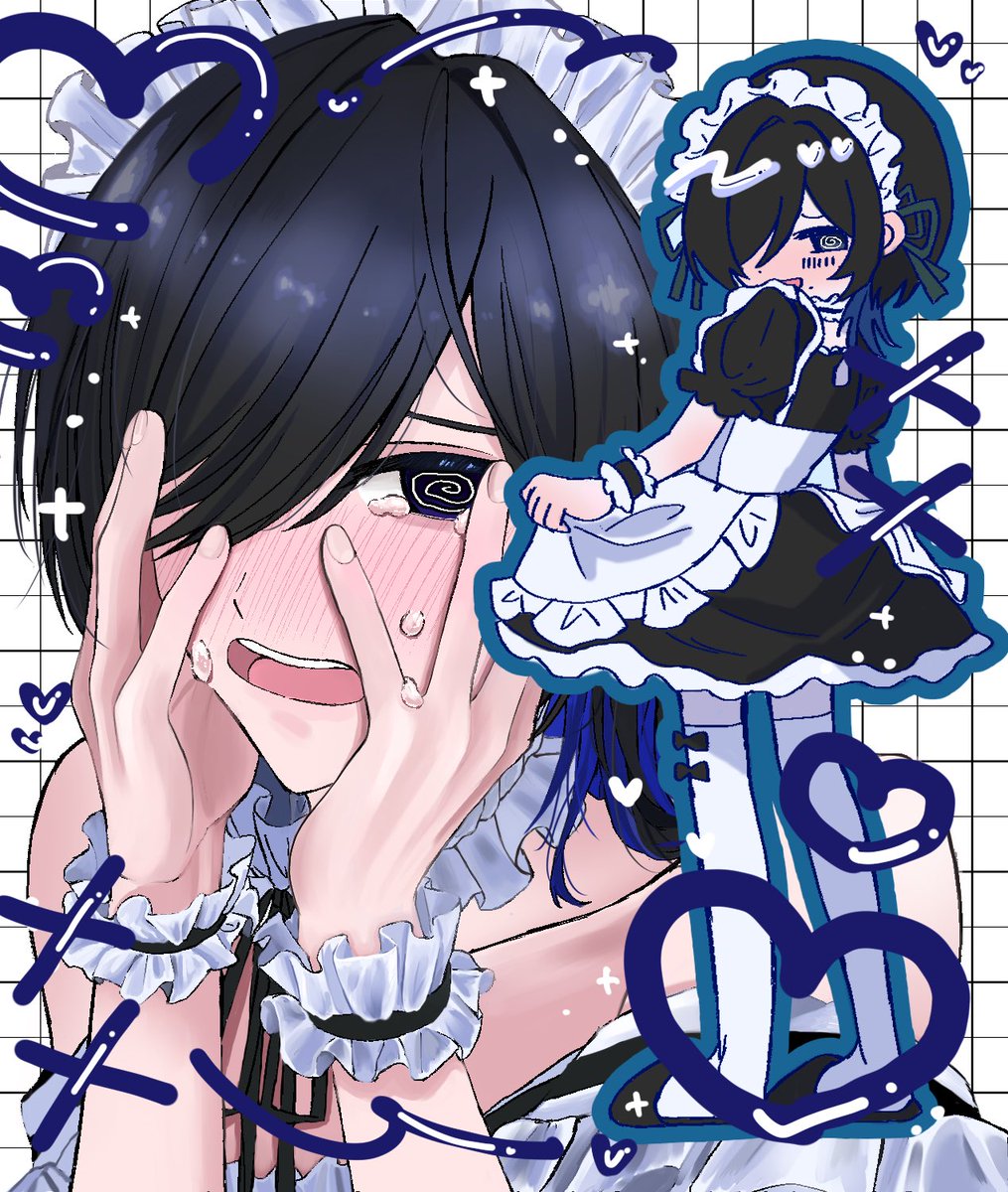tyu222_'s tweet photo. 頑張れ、汀
（⚠️女装注意、メイド） https://t.co/kKTi3ehnQS
