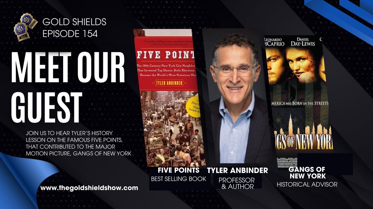 This week on GOLD SHIELDS, we take a journey into one of the most notorious chapters in American history: New York City’s Five Points in the 1800s.
Joining us is Professor Tyler Anbinder, one of the world’s leading experts on the Five Points.