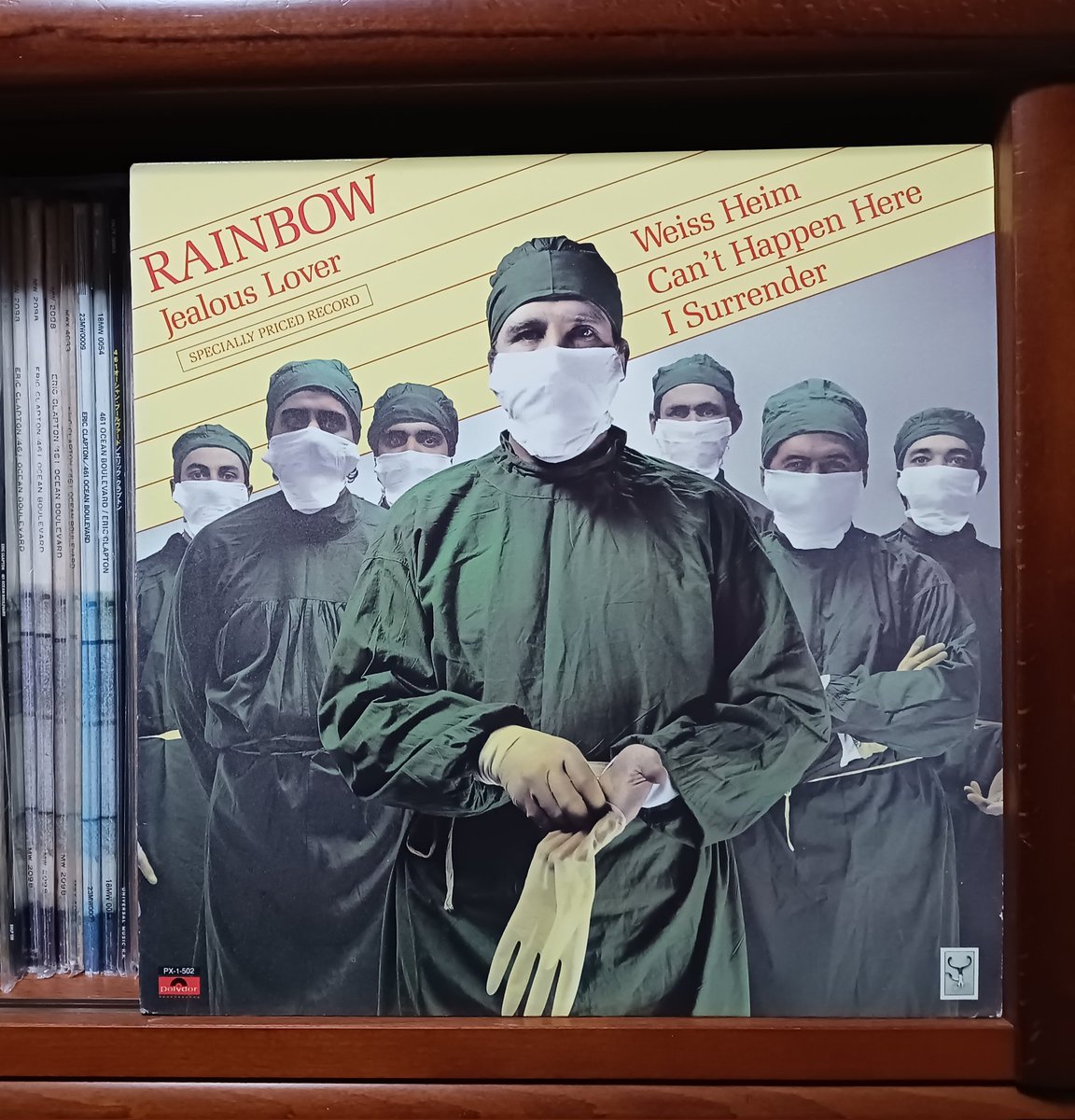 RAINBOW/Jealous Lover』PX-1-502 US. polydor盤 マト:PX•1•502-A-PRC