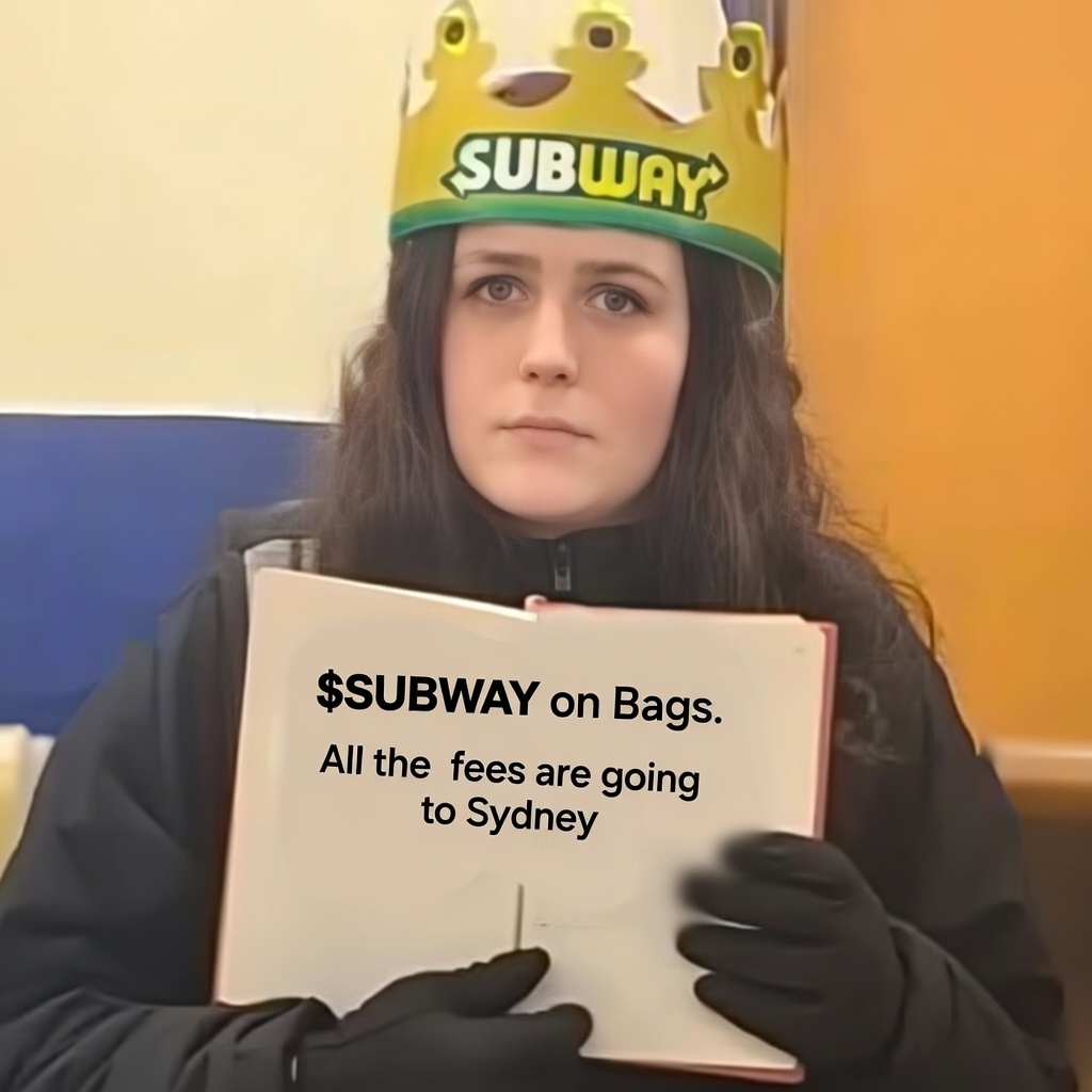 Crypto_Kiddo_'s tweet photo. Sydney is HERE. Community locked in on $SUBWAY growth. 
All fees → Sydney. 
We build together💪
Keep educating the people that $SUBWAY is the only token which is directly connected to @sydgoins. While others are useless.
CA: 8e68924CdV1cctXmHCvNAUMJNzZGuv8DXgGpFjAeBAGS https://t.co/AWCjzBIgZb