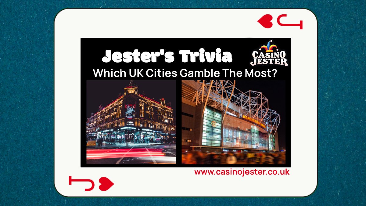 casinojester777's tweet photo. Which UK cities gamble the most?
The results aren’t quite what you’d expect. Some cities bet bigger. Others play more often. A few quietly punch well above their weight.
👉 https://t.co/JYY2euaCM0
#UKCasinos #GamblingStats #JestersTrivia https://t.co/h5u68JDKMd