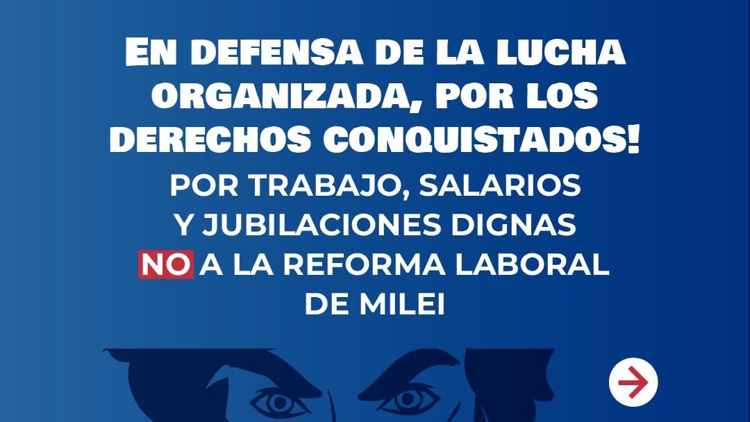‼️NO a la Reforma Laboral de Milei‼️
Marchamos ✊🏼
10 h Plaza 25 de Mayo, Rosario.
Frente Amplio por la Soberanía.