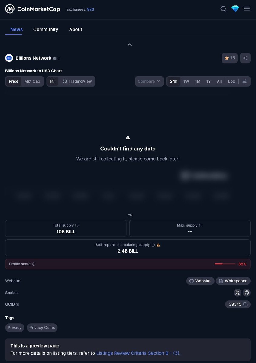 Billions fam 💙

Made this simple art because TGE is close now and everybody excited!  

- Ticker is $BILL
- Fixed supply 10 billion 
- Strong Backing 
- Community gets big share (32-40%) 
- $BILL coming on

So real people win billions coming strong can't wait maybe in Mid Feb 🤔