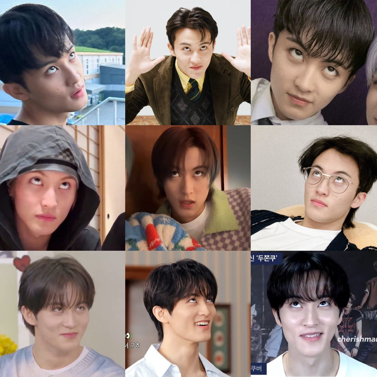 mark lee and his 🙄 emoji