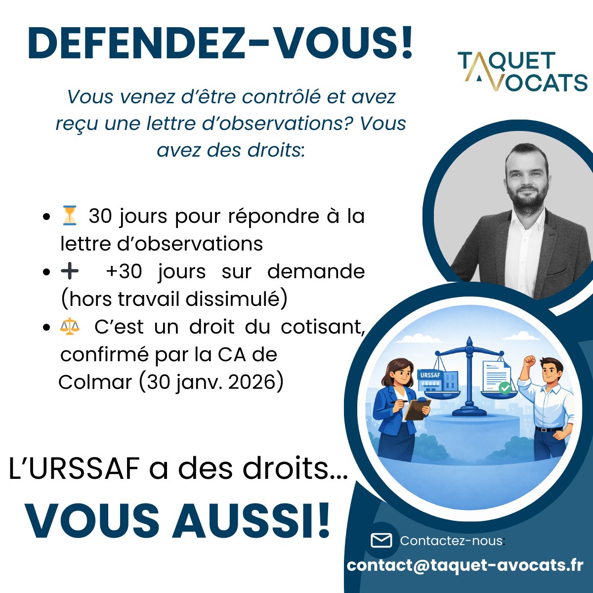 #avocat #URSSAF #droitdescotisants #droitsocial #contrôleURSSAF