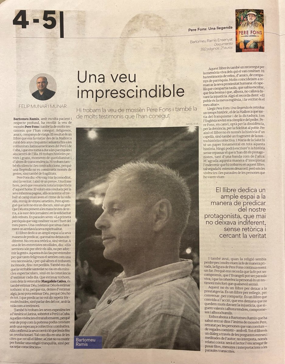 DocumentaBalear's tweet image. Suplement cultural 'Bellver en abril' de ‘Diario de Mallorca’, 5 de febrer de 2026