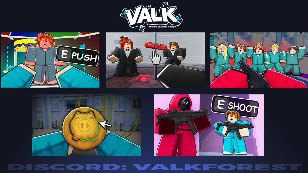 Recent Work for Ink Game

If you're interested in commissioning me, you can do so by adding me on Discord - ValkForest 💬  

Likes🩷&amp; Retweets♻️ are very appreciated (maybe even a follow?) 
#robloxart #robloxdev #robloxgfx