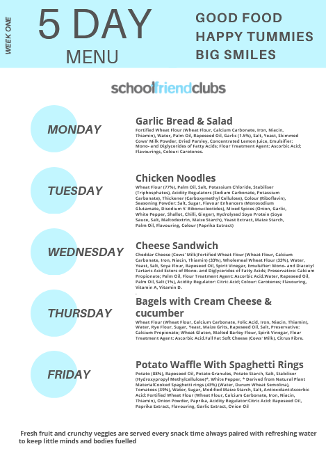 SchoolfriendC's tweet photo. We’re excited to share our new snack menu for next term!
There’s something on there for everyone ,fresh options, familiar favourites, and plenty to keep little tummies happy. https://t.co/QKp7O1KCUb