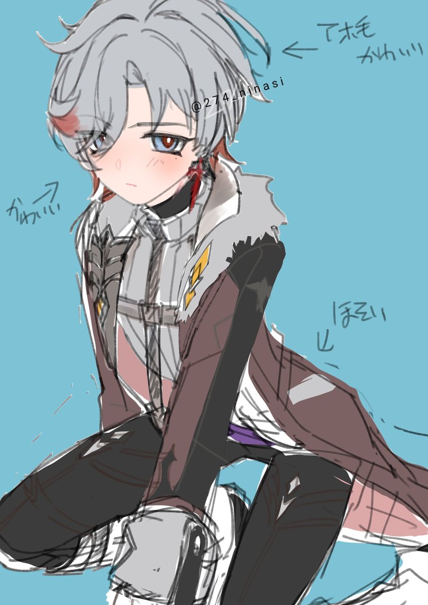 イルーガ🪶君可愛いと思ってノーガードでキャラスト見たら切なすぎた💦