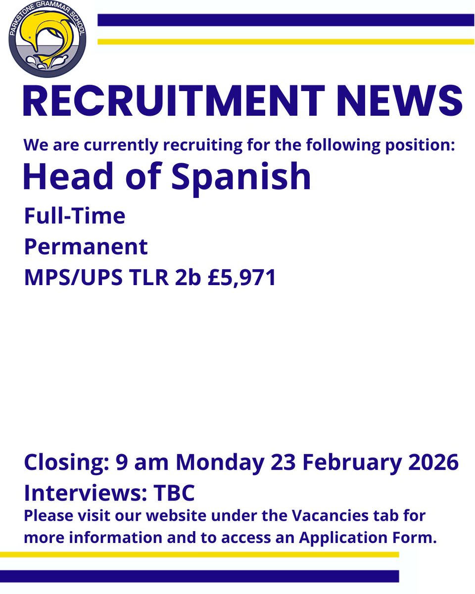 Parkstone Grammar School tweet media