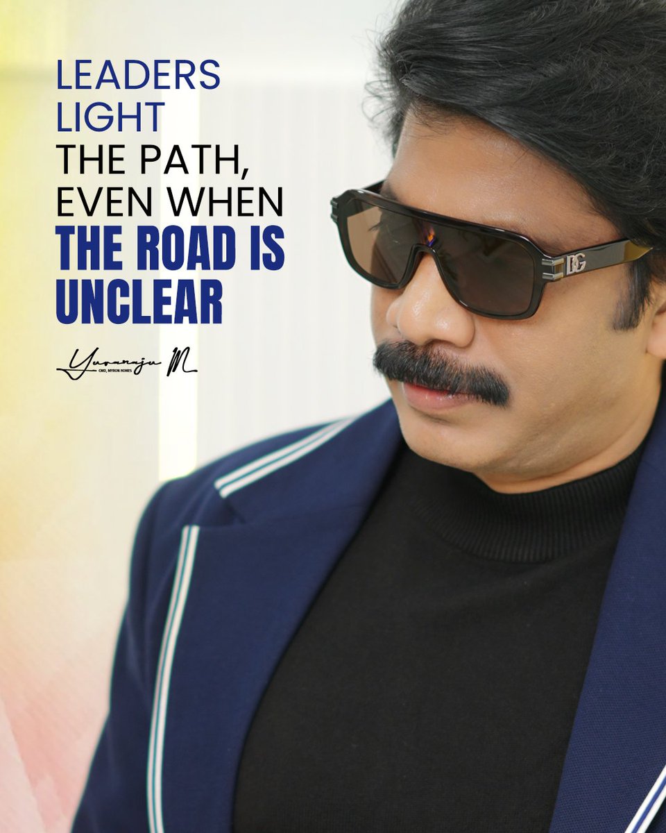 YuvarajuOffl's tweet image. Growth begins where vision meets action. Leaders light the path, even when the road is unclear—stay disciplined, trust the process, and let smart investments shape your future.

#Yuvaraju #MyronHomes #MotivationalQuotes #InvestmentWisdom #SuccessJourney