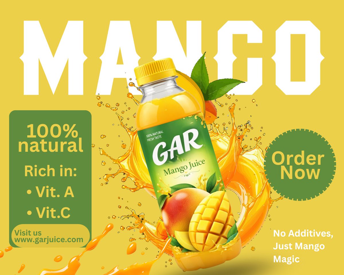 Rejoice2609's tweet photo. A product can be good… but packaging is what makes people notice it first. 

Mango juice packaging concept focused on freshness, vibrancy &amp; shelf appeal.

Feedback is welcome 🤍

#GraphicDesign #PackagingDesign #Branding https://t.co/a7DUln4Tvv