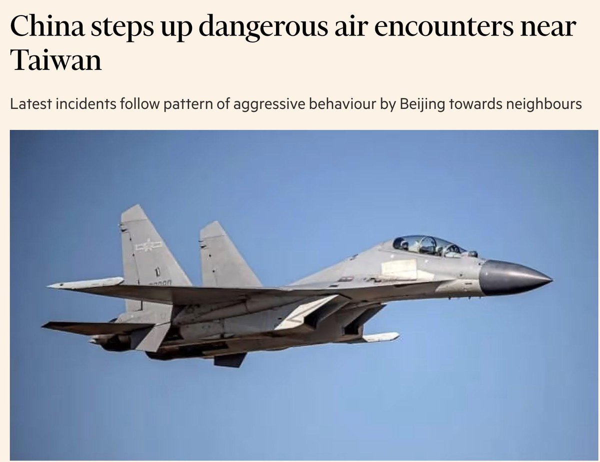 #BreakingNews 🇹🇼 🇨🇳China’s PLA fighter jets conducted high-risk maneuvers near Taiwan’s F-16s during the “Justice Mission” exercise in December.

A J-16 fired flares at close range toward a Taiwanese F-16
t.me/conflictstrack…

#PLA #China #CCP #Trump #USA #Taiwan