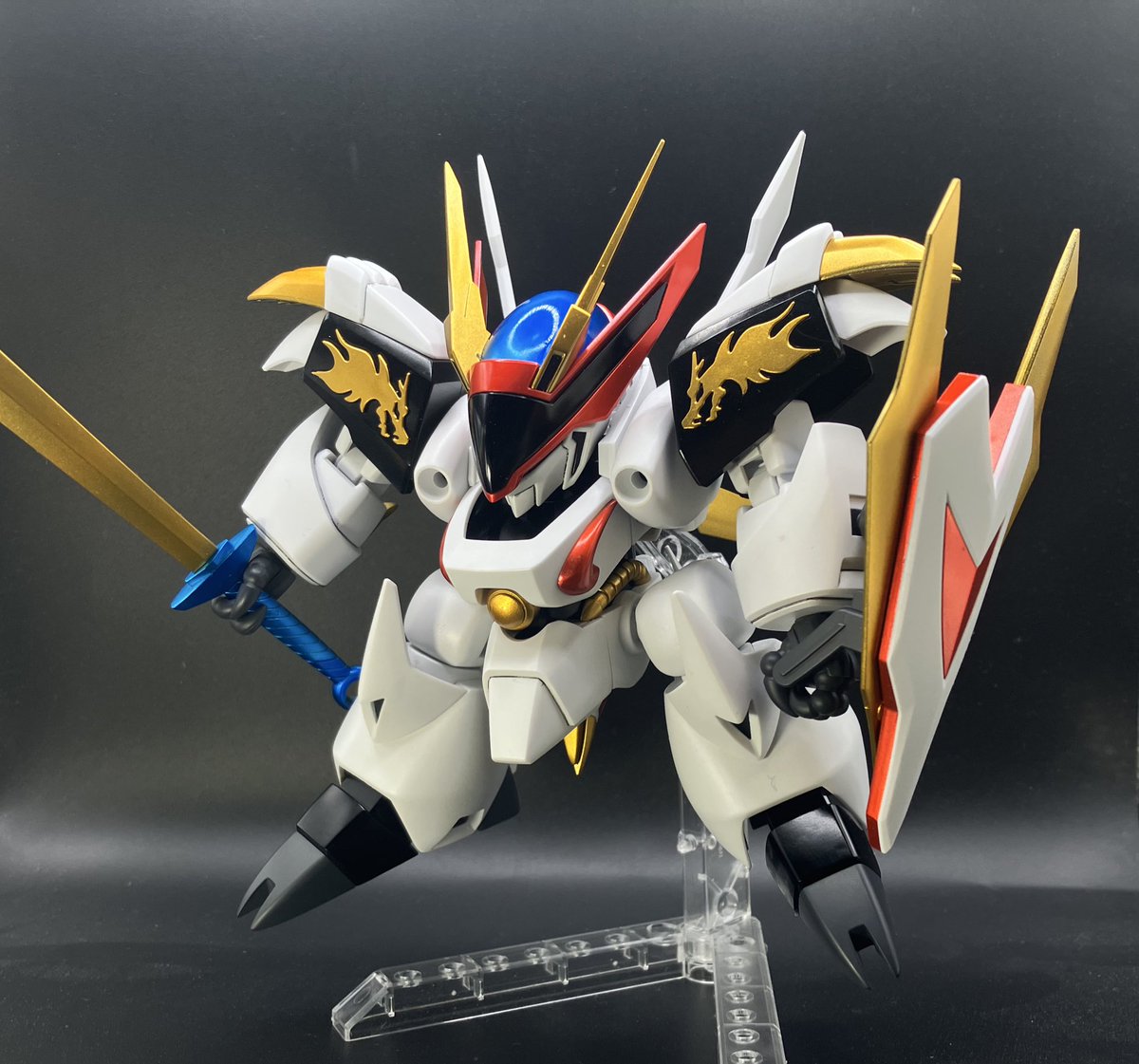 〚HG 龍王丸〛塗装済完成品 HG龍王丸 完成です！ 脚部の合わせ目を消して塗装しました！ 塗装