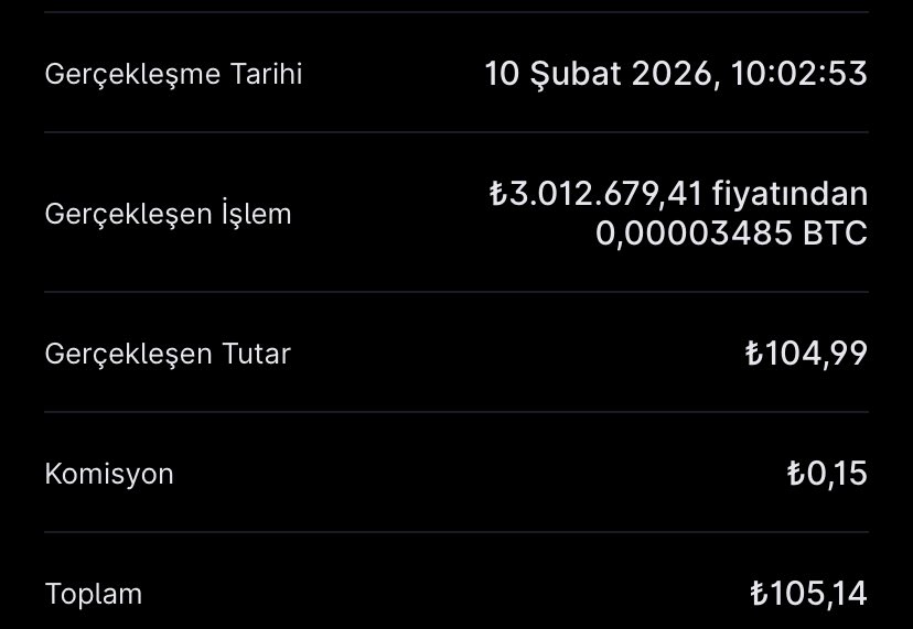 GÜN 2 🚬 $BTC

Sigara farkındalığı oluşturmak için her gün bir paket sigara parası yerine $BTC alıyorum.

Yatırılan miktar: 210₺
Güncel Değer: 207,16₺
Net Kar: -2,84₺ (-0,06$)
Elde Tutulan Miktar: 0,0000689 BTC

Siz de beni takip ederek bu süreçte bana eşlik edebilirsiniz,