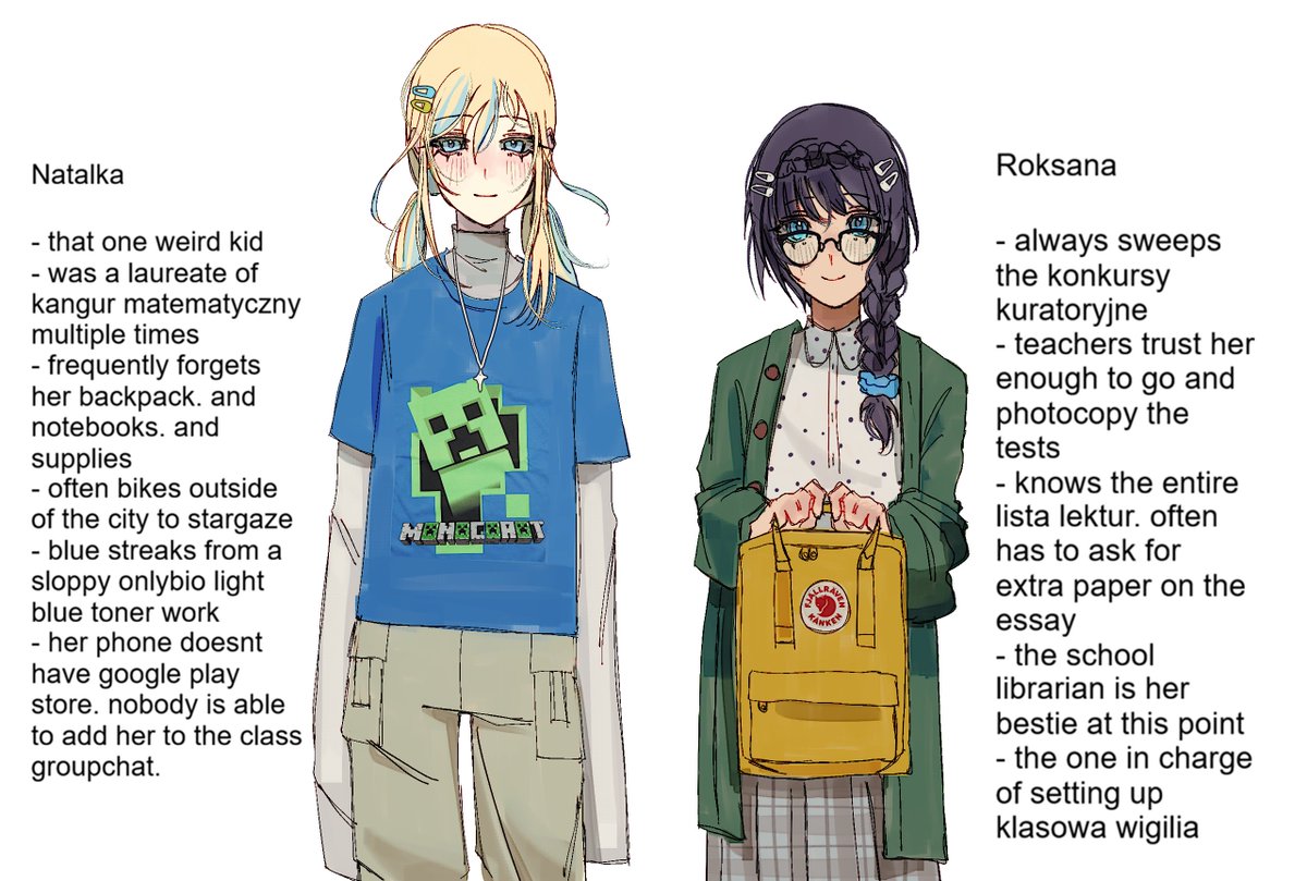 my original characters from tracen liceum ogólnokształcące
