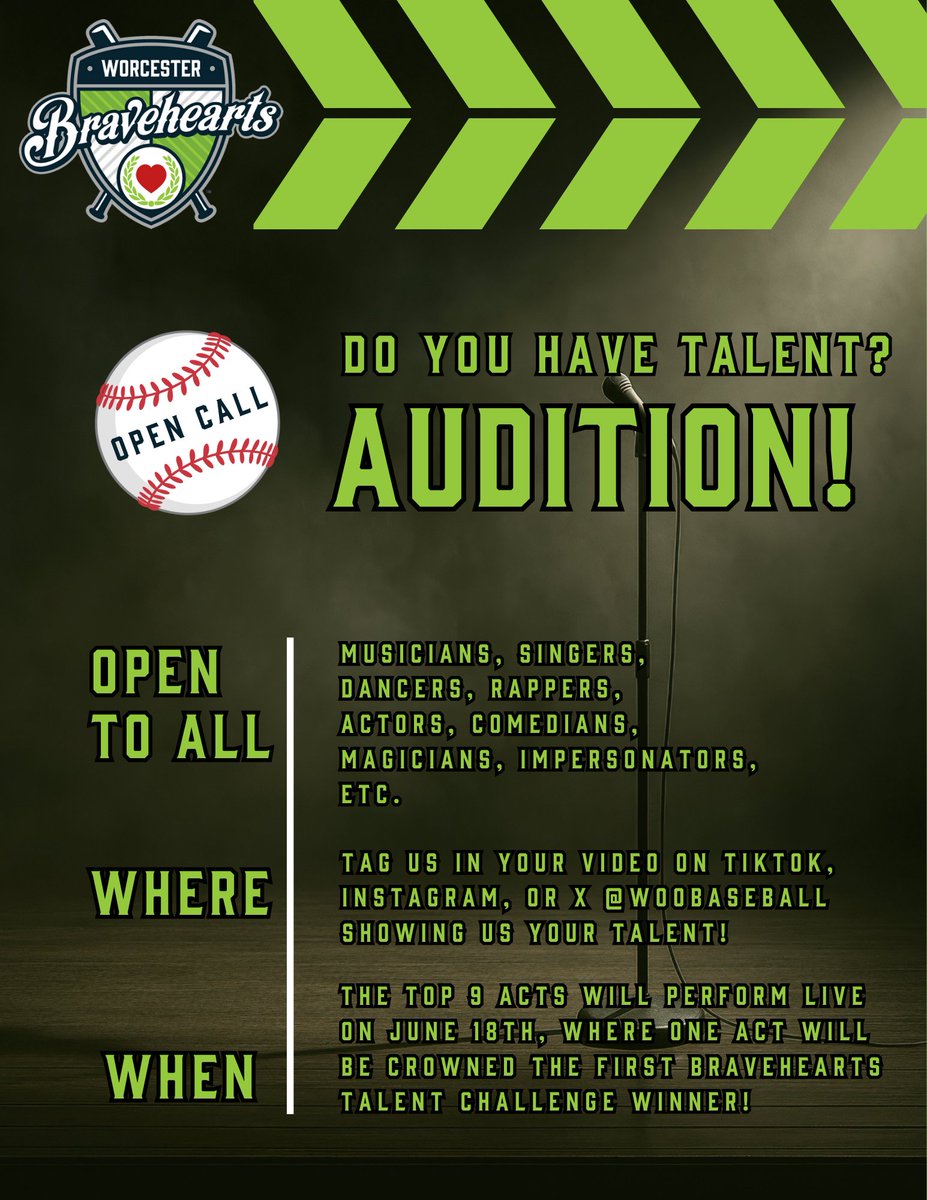 Worcester Bravehearts💚⚾ tweet media