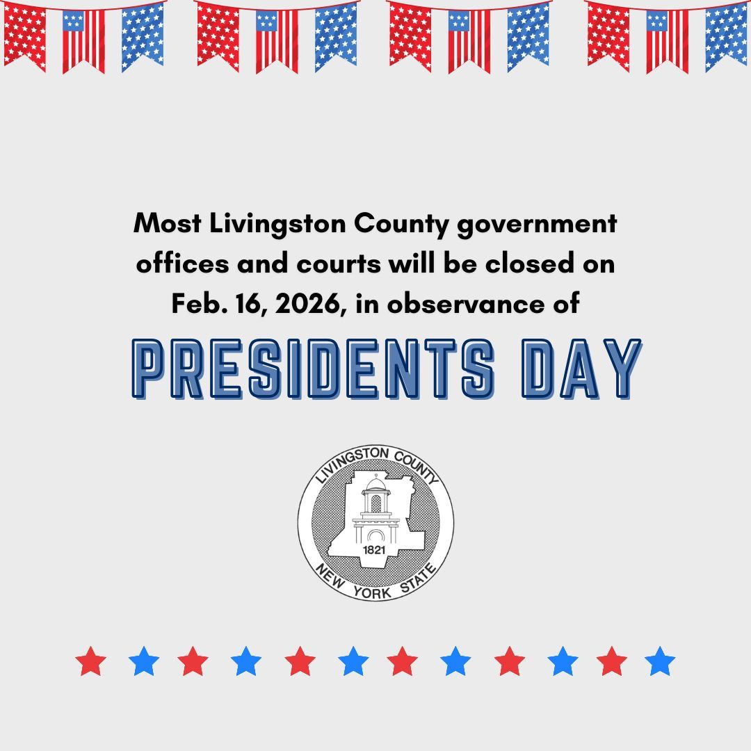 reminder: most #livco government offices and courts will be closed